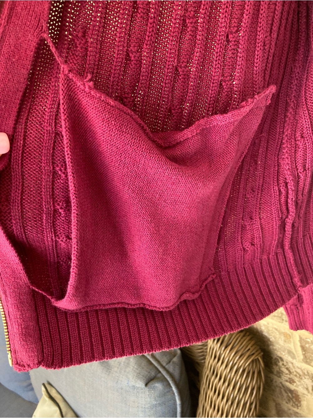 Ralph Lauren Knit Zip-Up Size Large Pockets - Picture 12 of 12